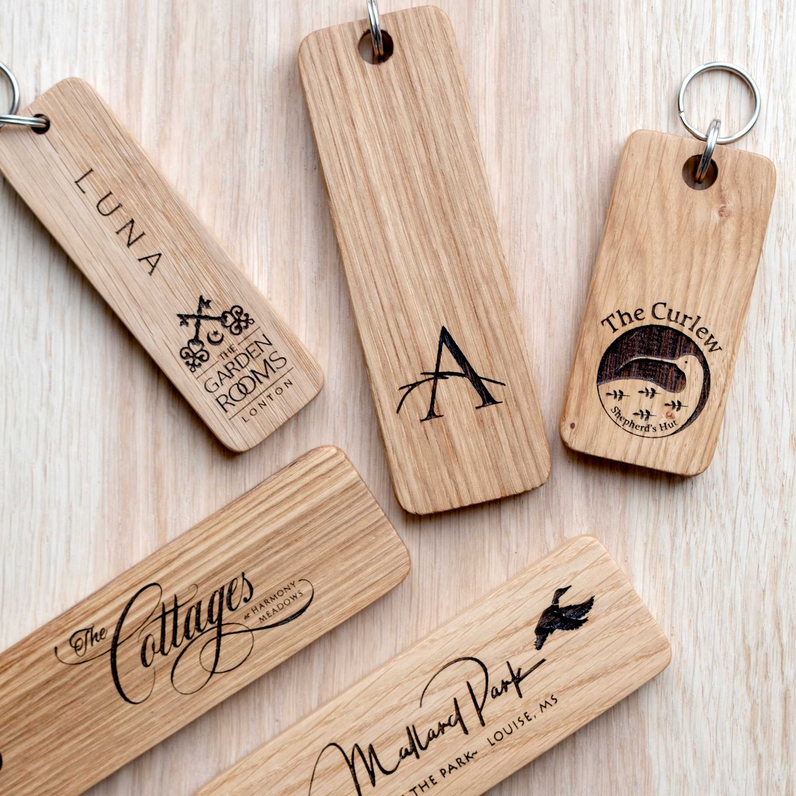 Wooden Keyrings for Hotels & Holiday Lets: Why Oak Is Worth It