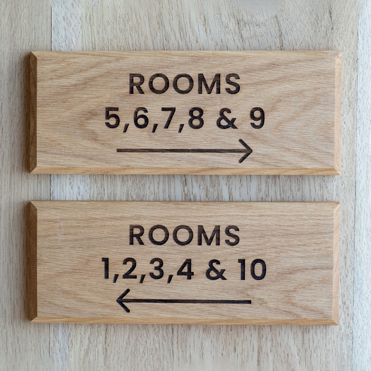  Wood Directional Sign_Room Directional Sign