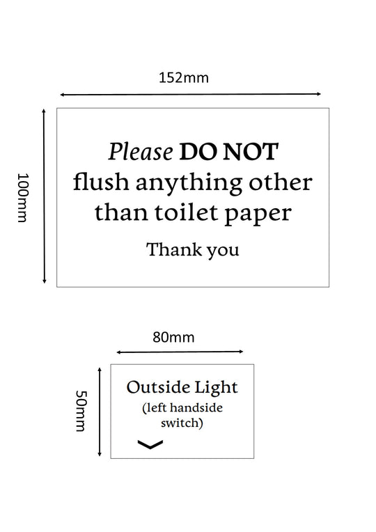 Polite Notice Sign - Information Sign